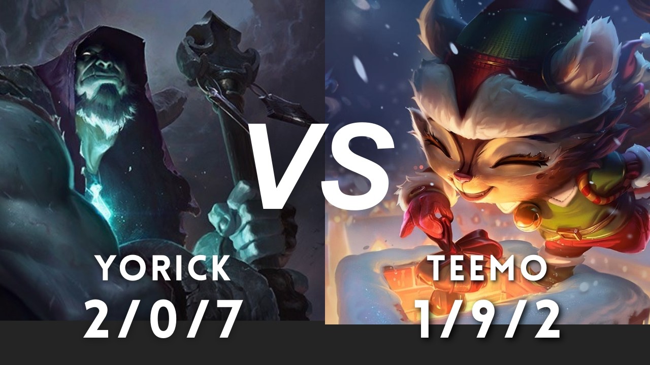 Yorick VS Happy Elf Teemo | League of Legends Patch 26.3