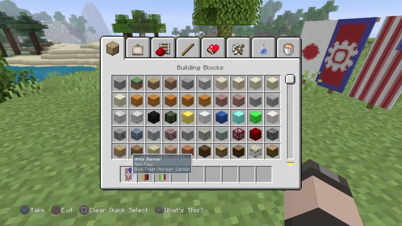 How To Make 7 Flags From Different Countries In Minecraft!!