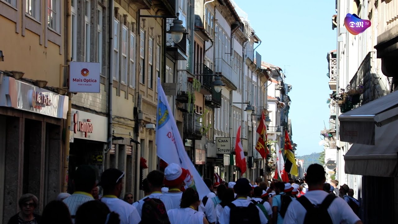 Os jovens enchem as ruas de Braga para o encerramento dos Dias nas Dioceses