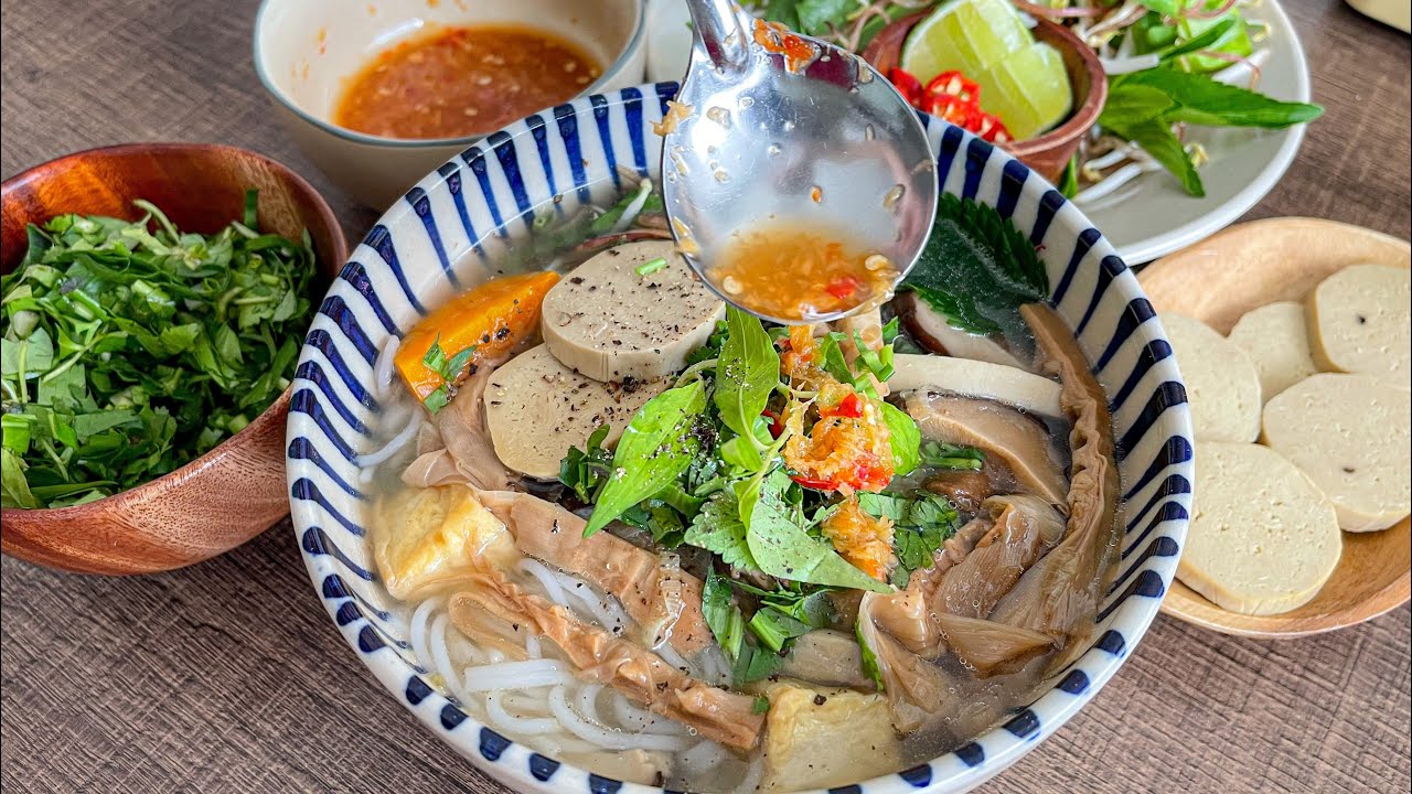 C&aacute;ch nấu B&uacute;n Măng chay ngon | M&oacute;n chay dễ l&agrave;m | Vegan food