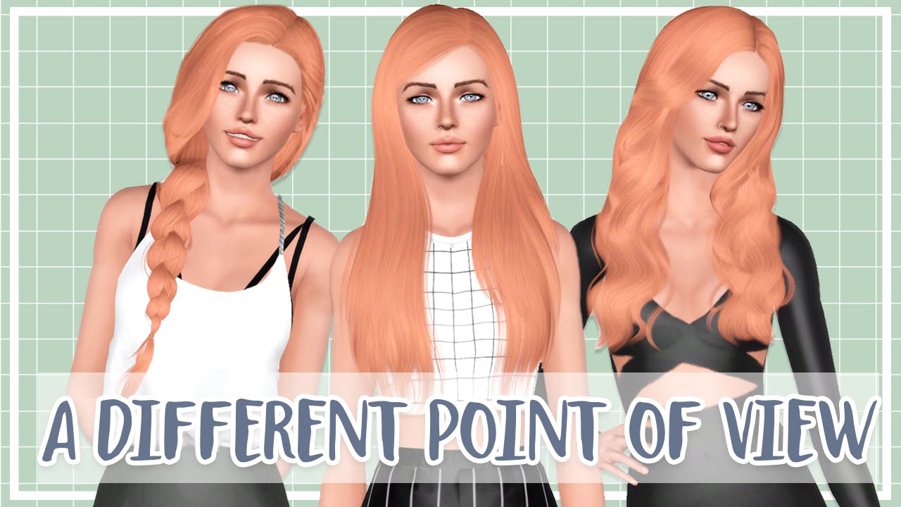 A Different Point of View | The Sims 3 CAS | A Collab with KG Simmer