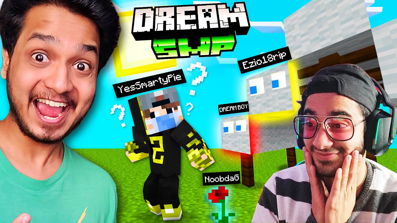 Funniest Minecraft Prop Hunt on Dream SMP ft.@YesSmartyPie @DREAM BOY (Himlands Hide & Seek)