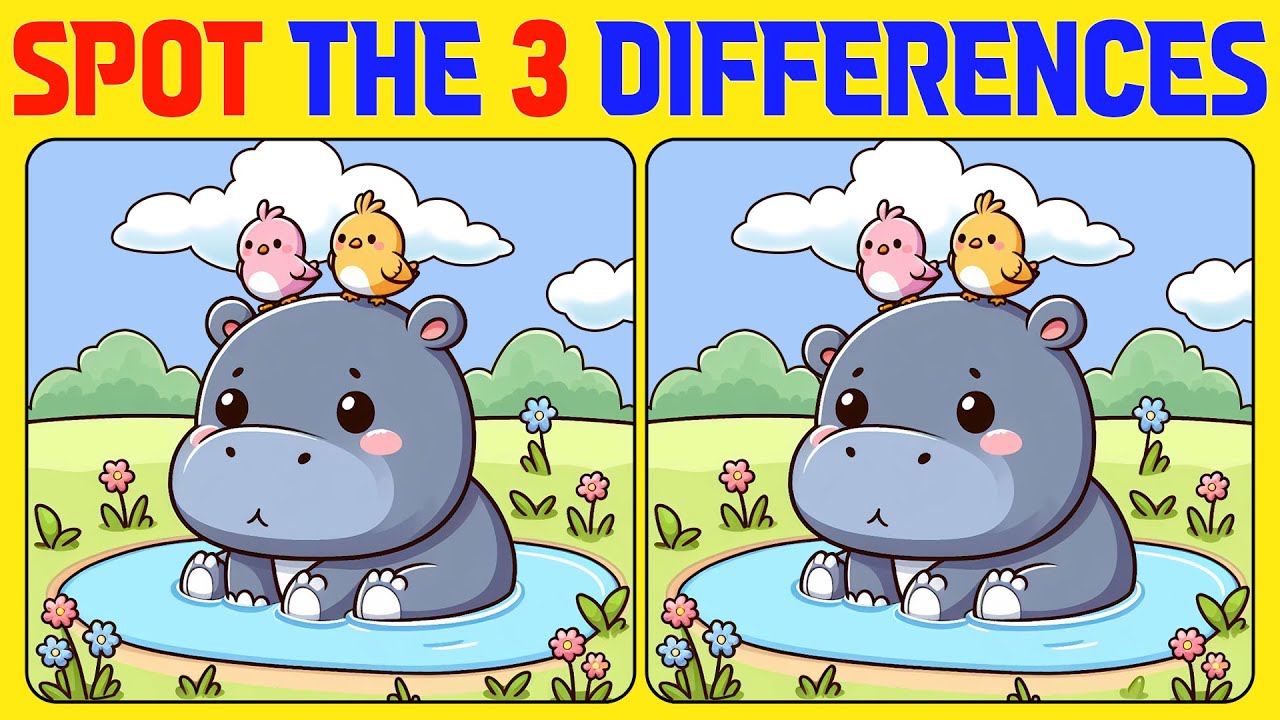 🧠🧩Spot the Difference : Brain Teasers 《A Little Difficult》