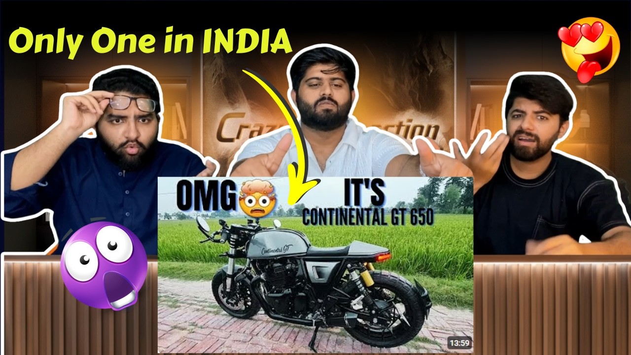 India’s Only Heavy Modified Royal Enfield GT650 | Pakistani Reaction On 🔥 कीमत