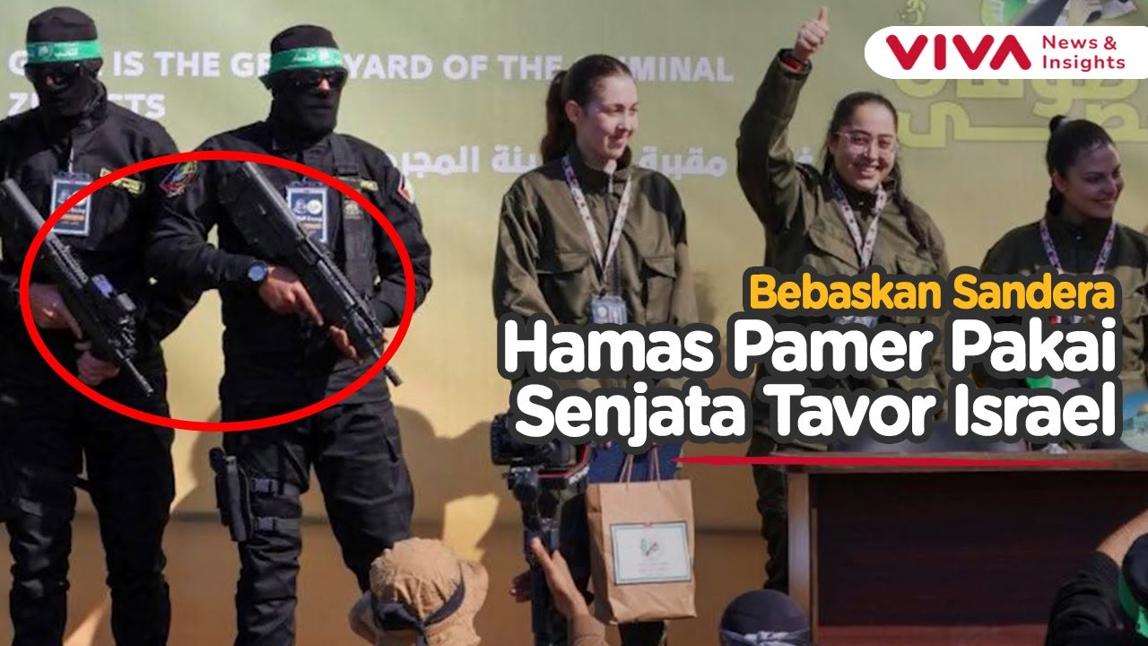 Pasukan Elite Hamas Pamer Senapan Tavor Isarel, Simbol Unjuk Kekuatan?