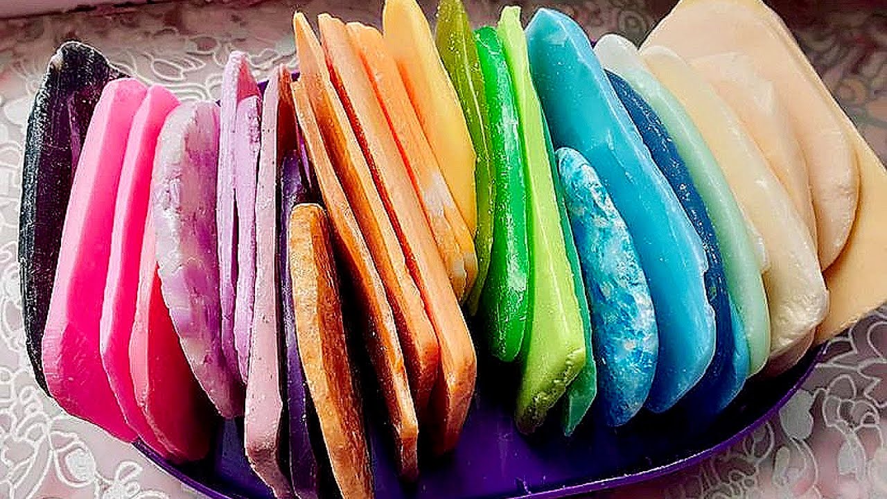 ASMR Soap Plates Breaking | Soap Crunching | Soap Plates Crunch | Soap ASMR Satisfying Video