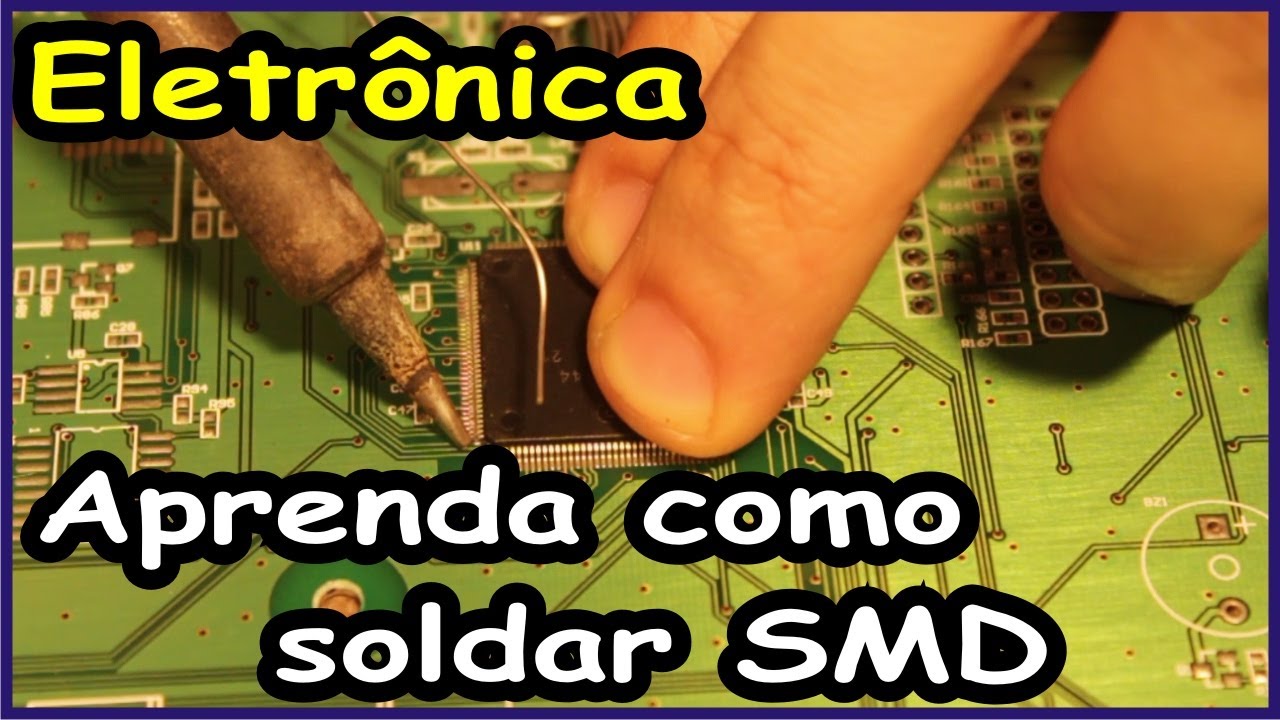 Dica incrível para solda SMD com soldador comum
