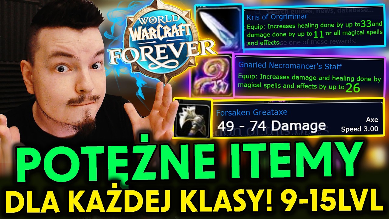 Jak zdobyć POTĘŻNĄ BROŃ na KAŻDĄ KLASĘ Szybko w World of Warcraft Forever