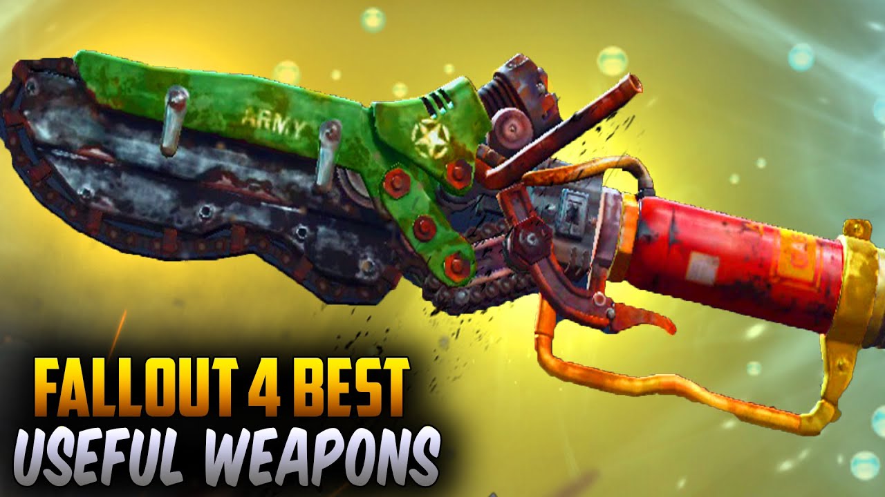 Fallout 4 Rare Weapons - TOP 10 Unique, Secret & Best Melee Weapons!