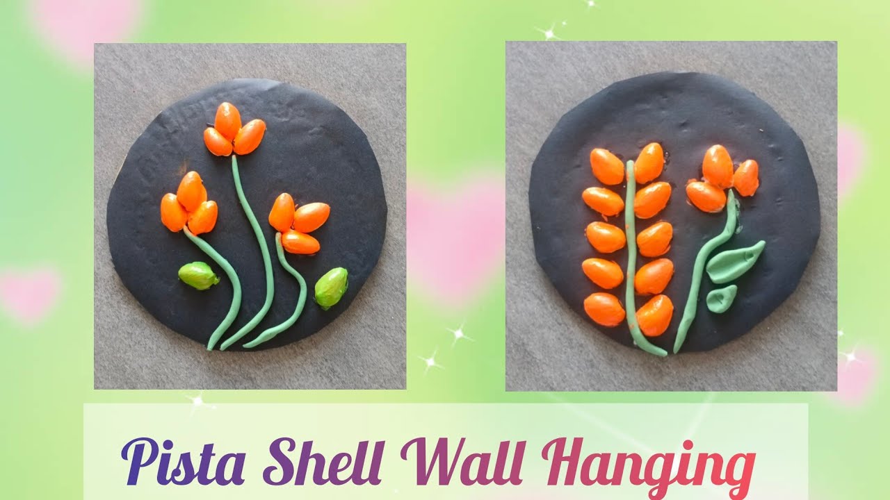 👉 Best Out of Waste Craft 🌿 Pista Shell Wall Hanging | Easy DIY Wall Decor Idea