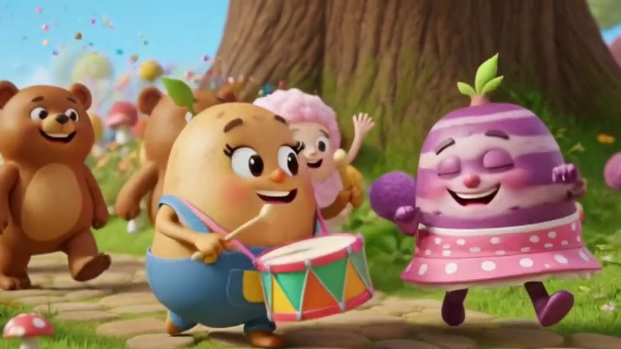 Aaloo Kachalu Beta Kahan Gaye The  | Fun Hindi Kids Song