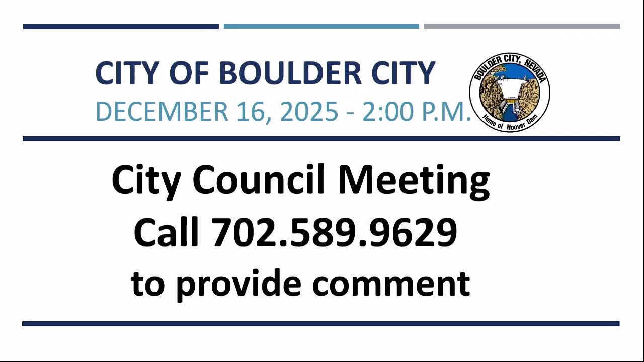 December 16, 2025 City Council Meeting
