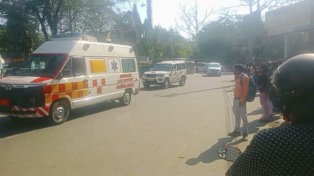 राष्ट्रपति द्रौपदी मुर्मू जी का #काफिला #धनबाद 