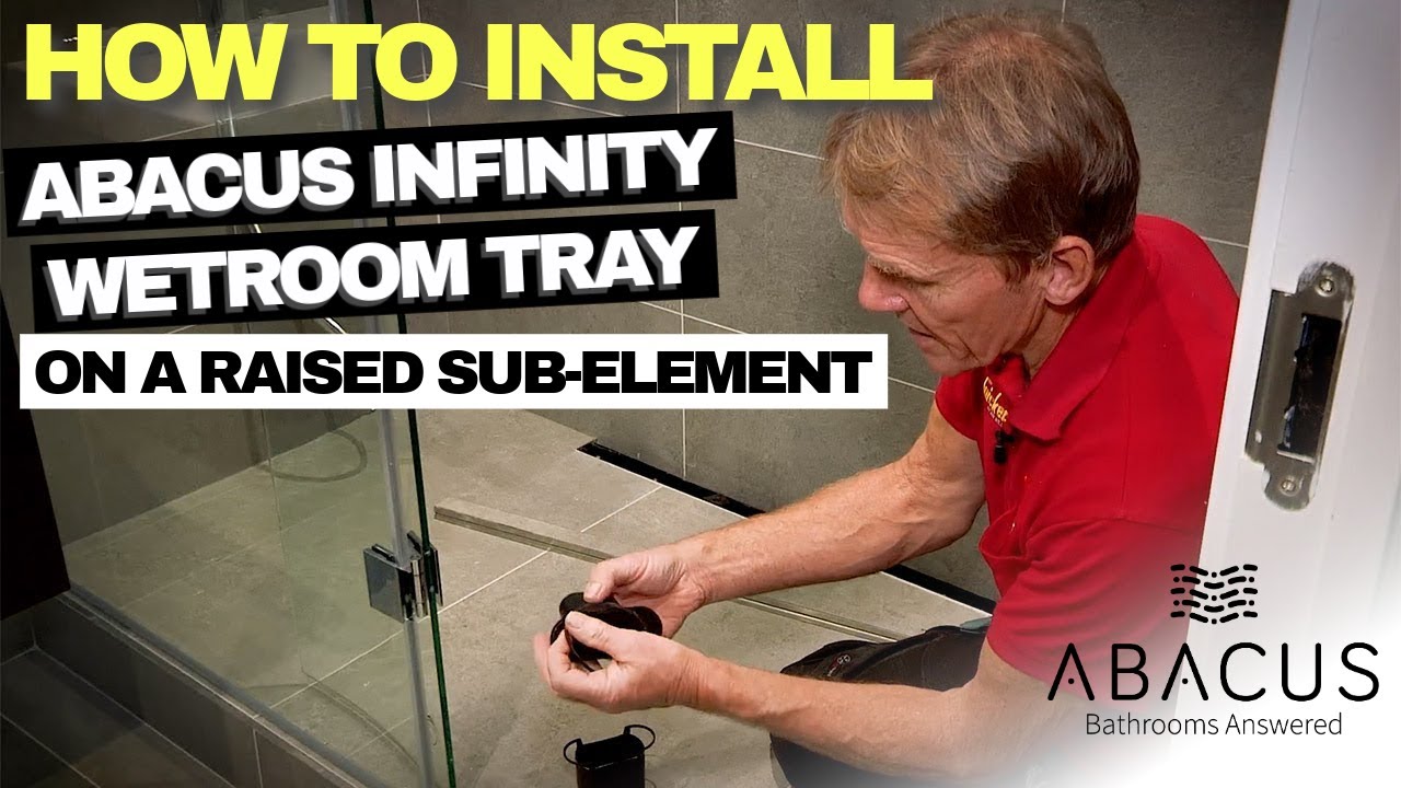 How to fit an Elements Infinity Wetroom Tray on a raised sub-element