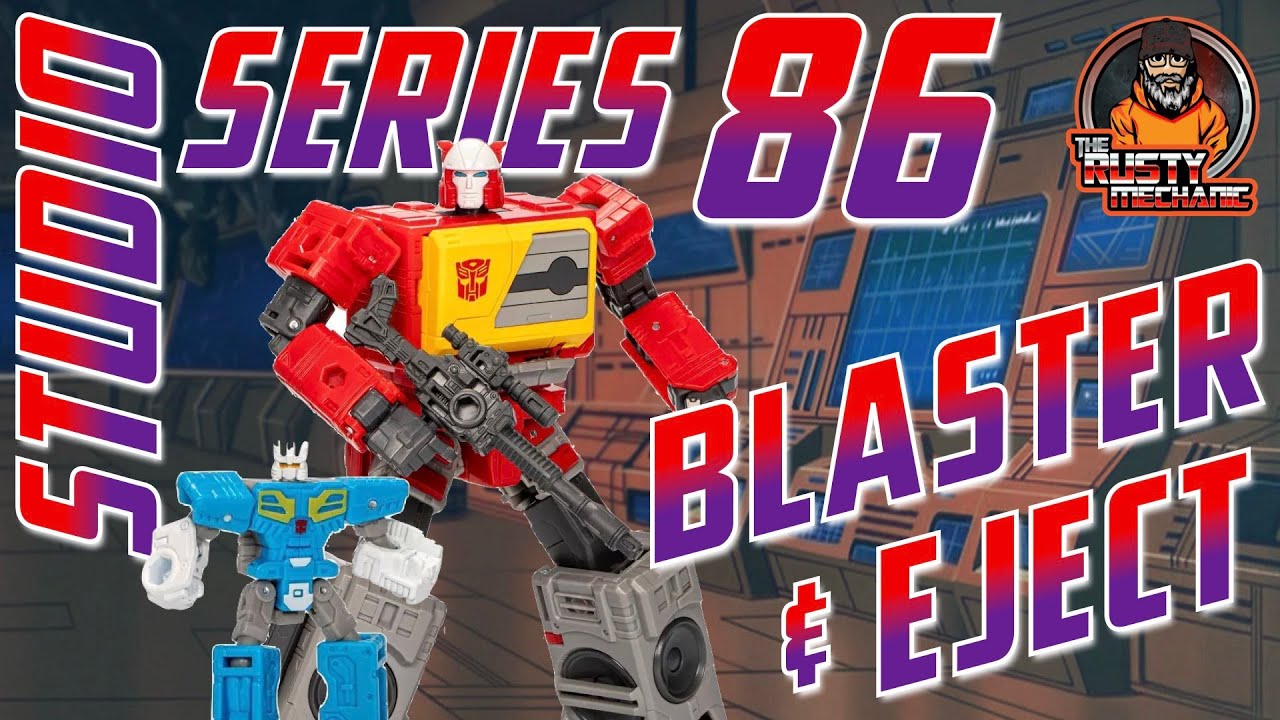 Hasbro Transformers Studio Series 86 Blaster & Eject Review