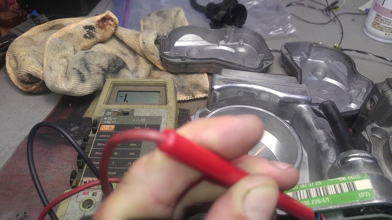 Mercedes throttle body bad coil. Non-ASR