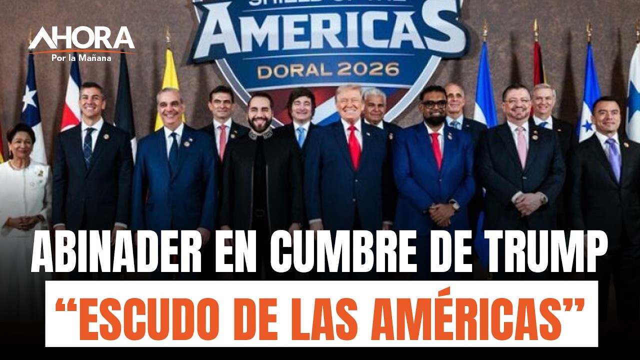 Presidente Abinader participo en la cumbre “Escudo de las Américas” convocada por Donald Trump