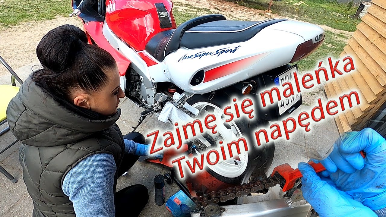 Damskie zabawy z łańcuchem. Yamaha Thunderace - pierwsze prace serwisowe