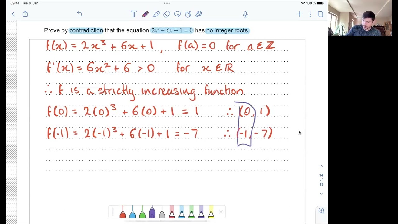 Question 9 IB AA HL Paper 1 May 22 TZ2