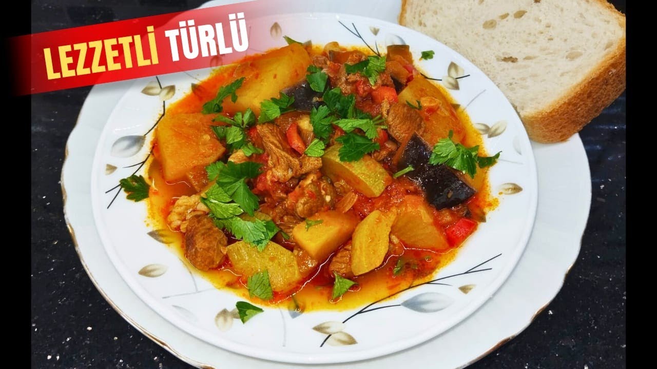  Az Malzemeyle Efsane Etli Türlü | Sulu Yemek Tarifi #etlitürlü #sebzeyemeği
