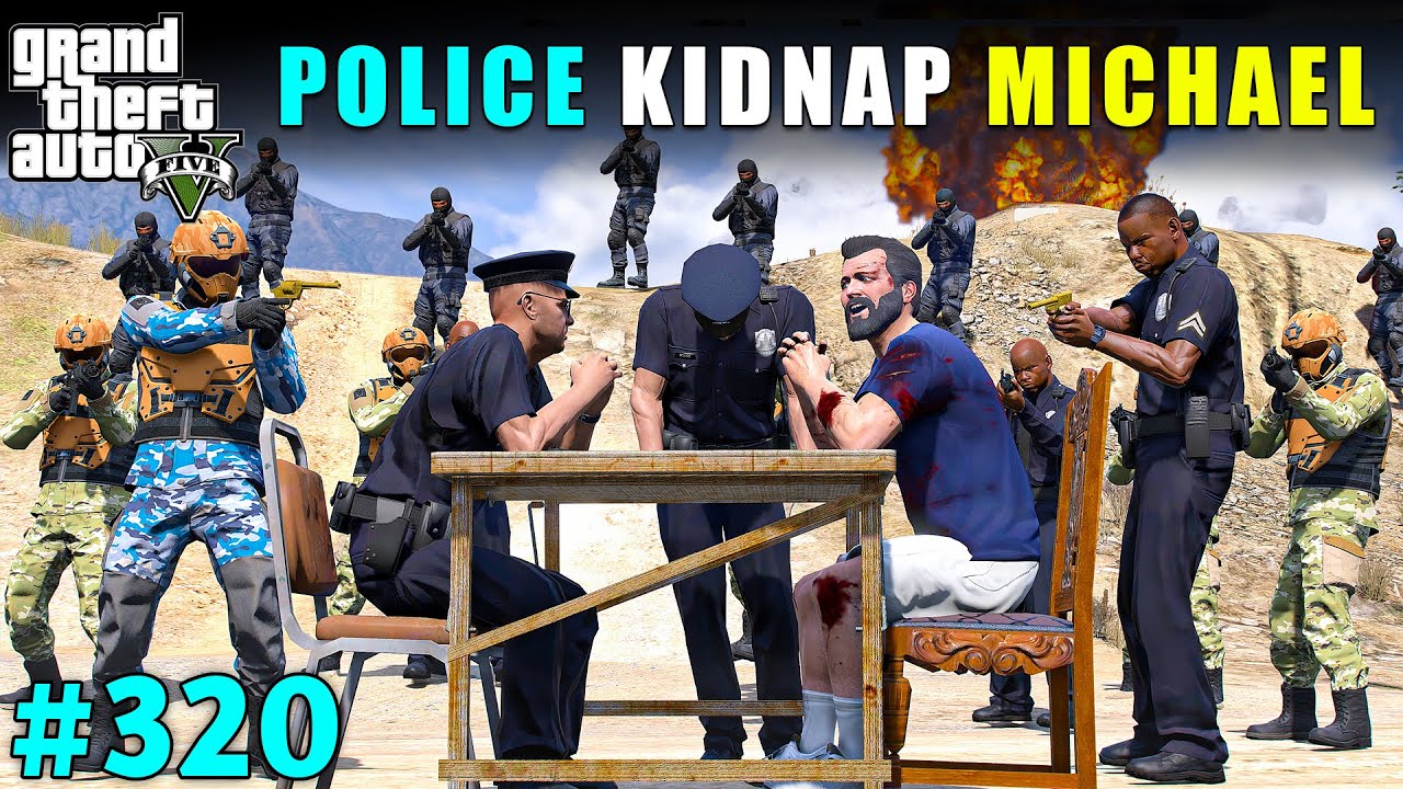 MICHAEL GOT ARRESTED BY LOS SANTOS POLICE | GTA V GAMEPLAY #320 | GTA 5