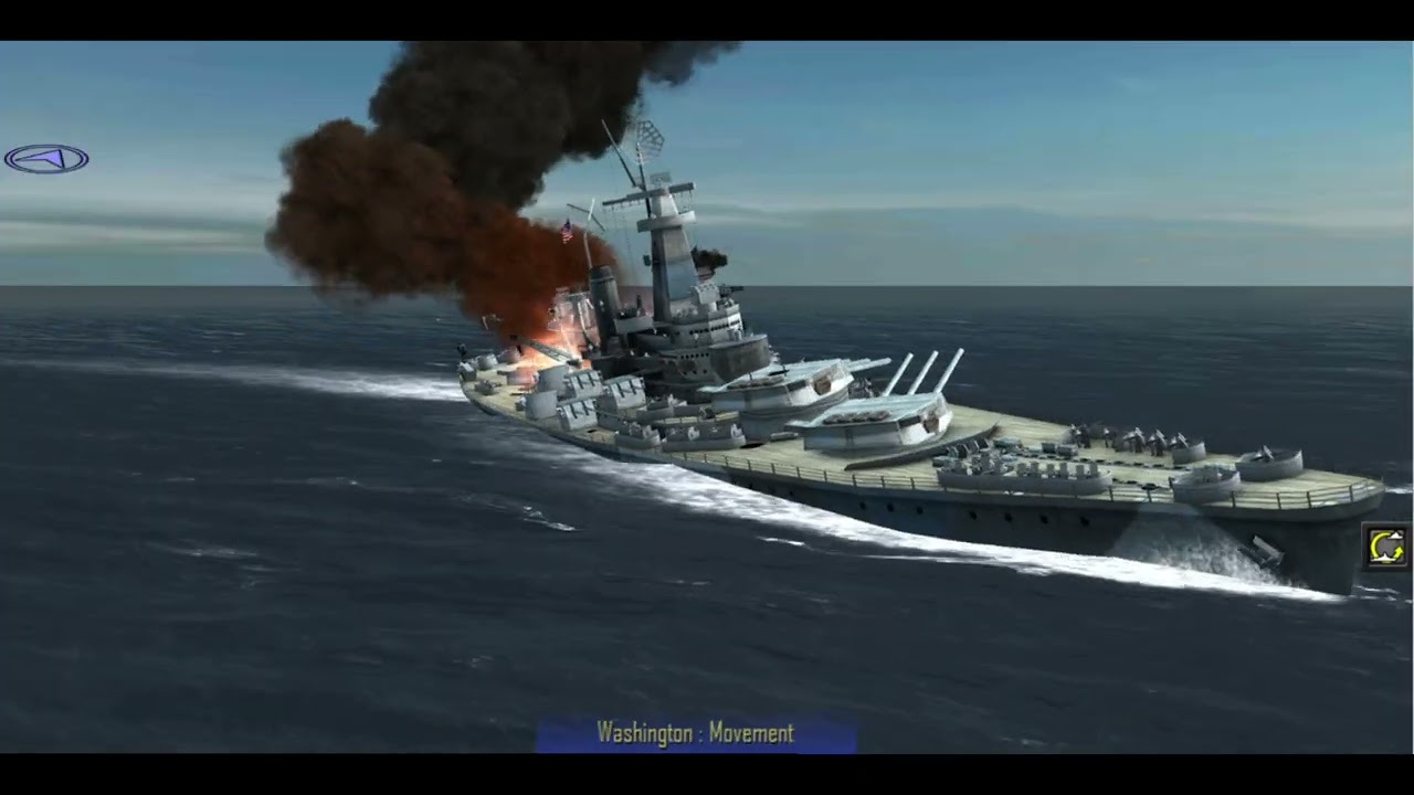 Atlantic Fleet:- Kms Hutten vs 2 British Beast Battleships || 1 vs 2 death match