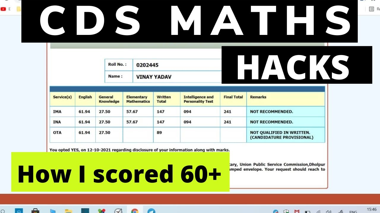 CDS Maths Hack | How to approach Maths CDS | Shortcuts use options in #CDS Maths | CDS Black