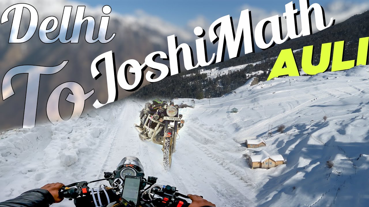 Delhi to Joshimath and Badrinath by Road on Bike 😱😱 | Snow Bike Ride 2024 | 🏍️ Bike Ride Part 1