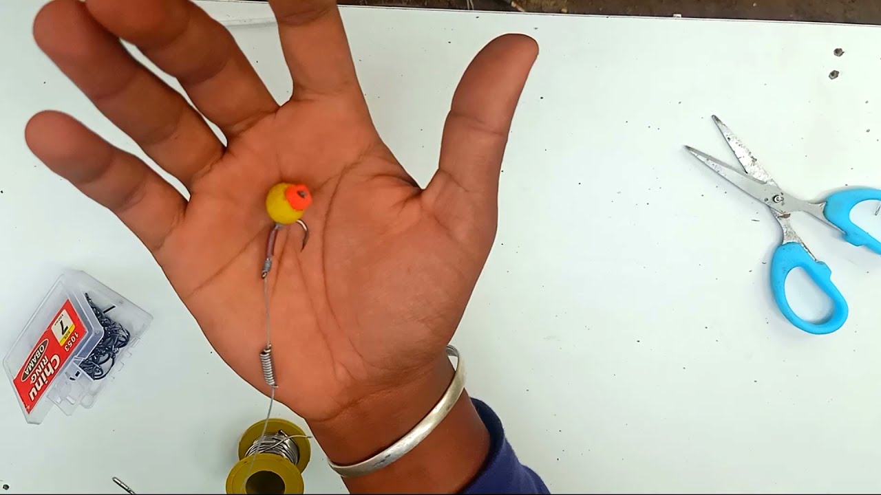 how to make carp Ball Set-up | rohu & katala ball Set-up | in tamil |#popupball #feeder #carpsetup