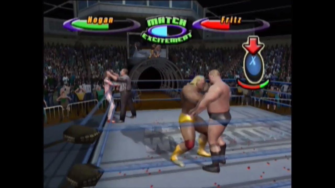 Legends of Wrestling (Xbox) Career Mode gameplay
