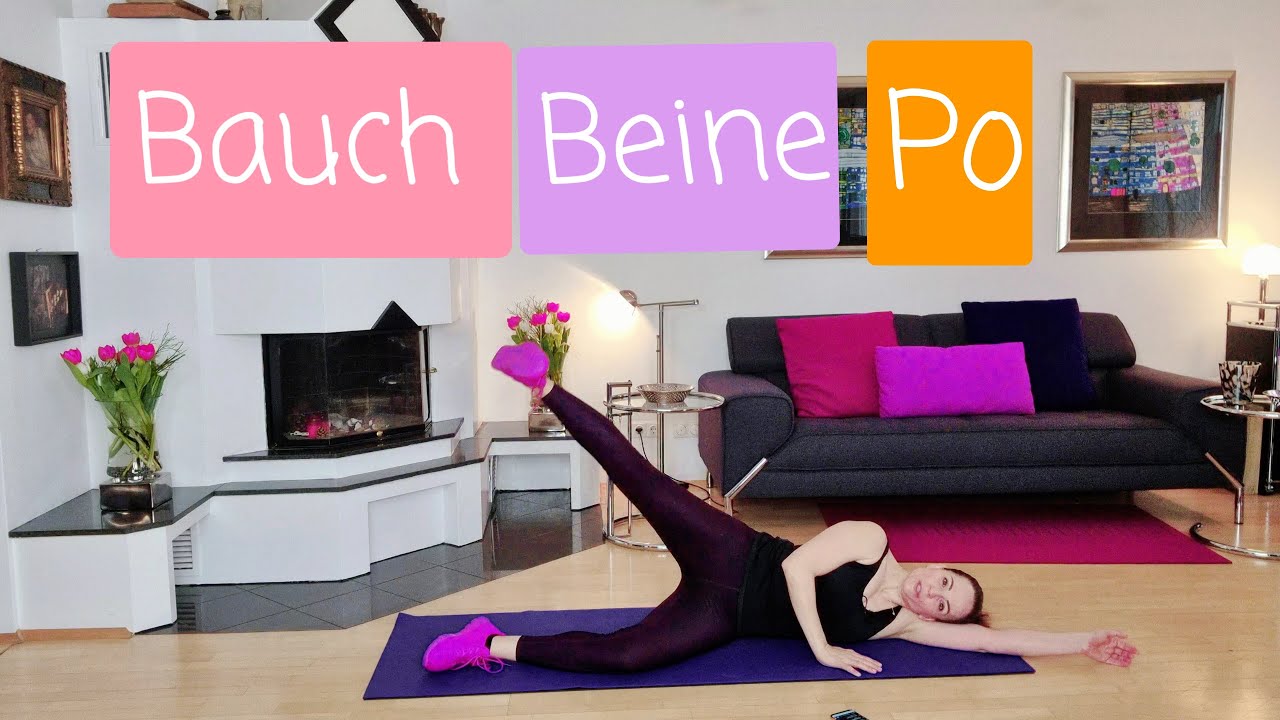 30 Min Bauch-Beine-Po - Workout // schnell fit und straffe Beine // Bikinifigur