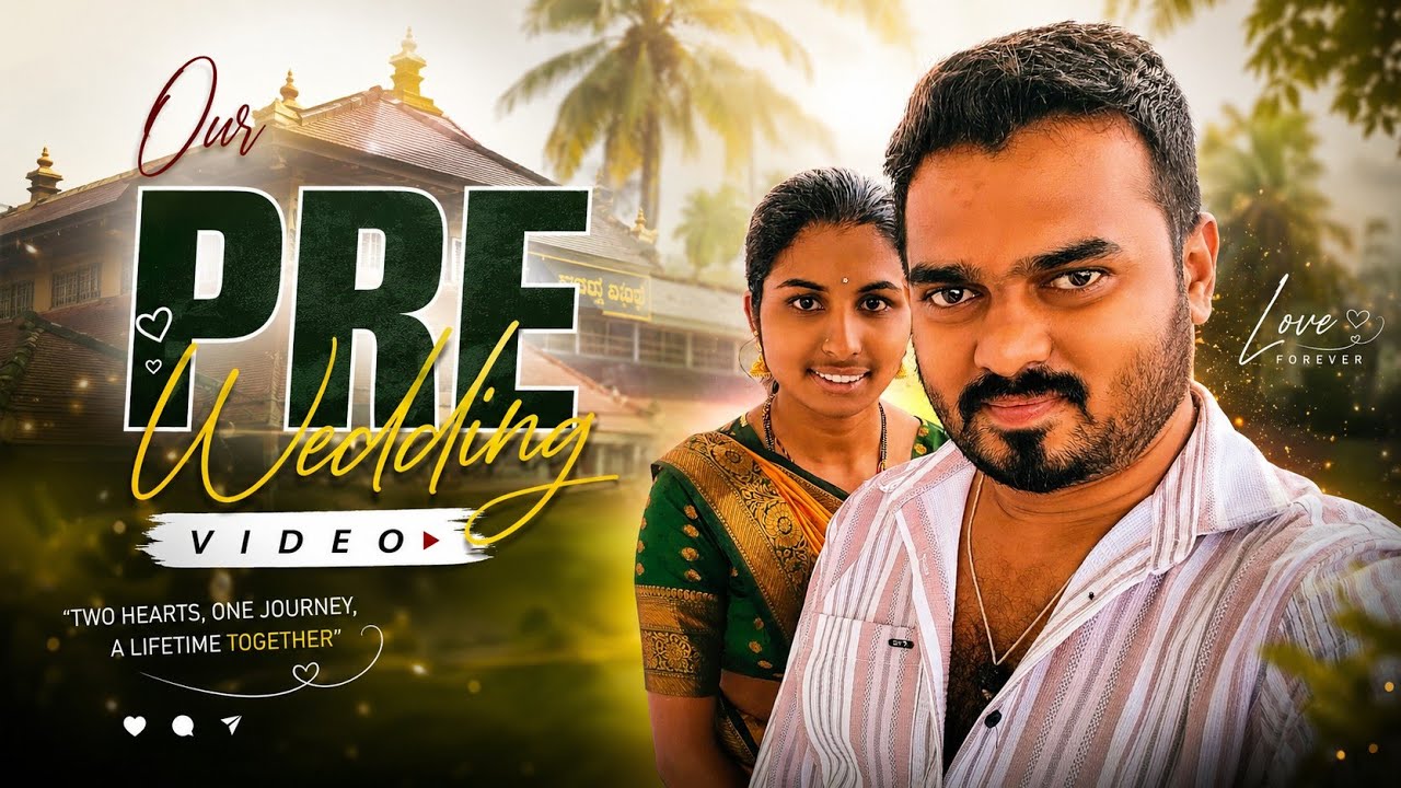 💍 Santhosh ❤️ Bhavya | Our Forever Begins Here | Official Pre Wedding Video ✨
