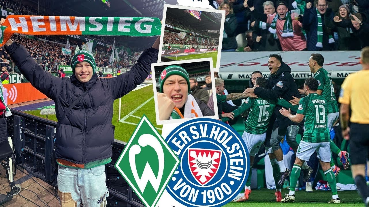 BREMEN VS KIEL STADIONVLOG💚🤍 | Erster Heimsieg der Saison😍🔥