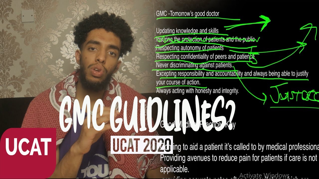 GMC MEDICAL ETHICS FOR UCAT 2020 PART 1 | MEDSHARK