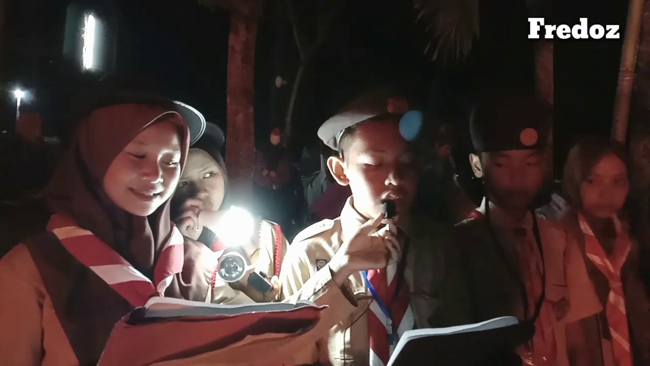 Upacara Api Unggun - SMPN 3 CILIMUS