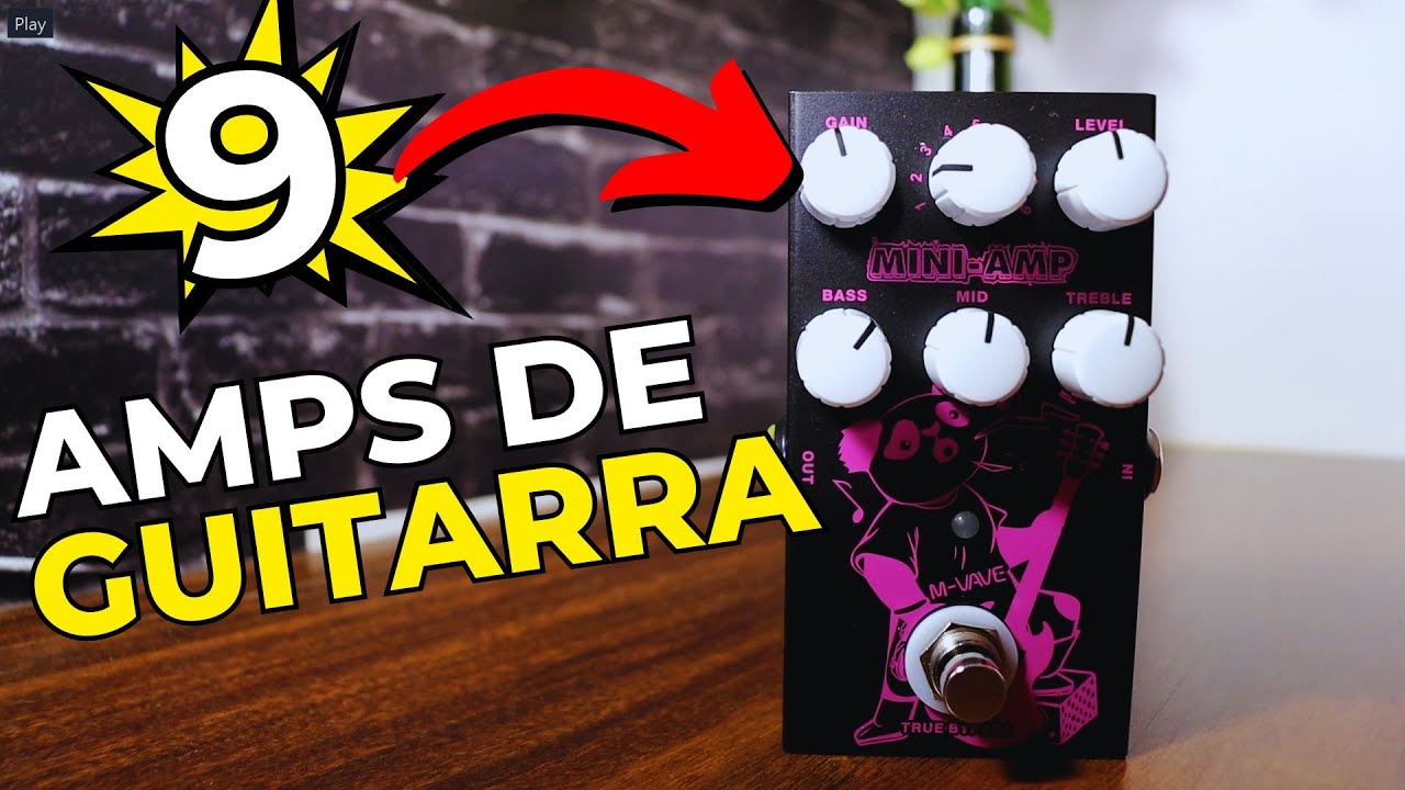 9 AMPLIFICADORES EM UM PEDAL MUITO BARATO | MINI AMP MVAVE REVIEW