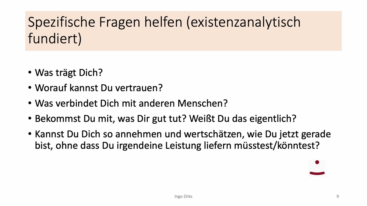 Sinnfindung als pers&ouml;nlichen Lebensweg - Existenzanalyse und Logotherapie