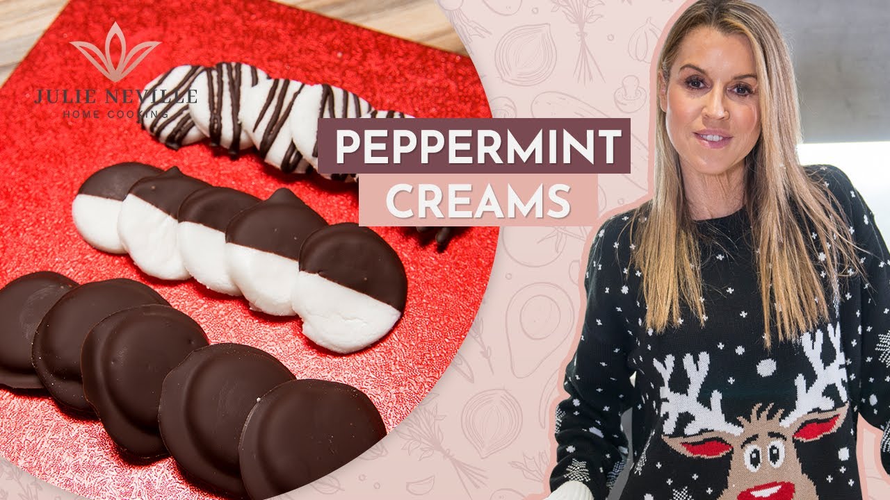 PEPPERMINT CREAMS by Home Cooking with Julie