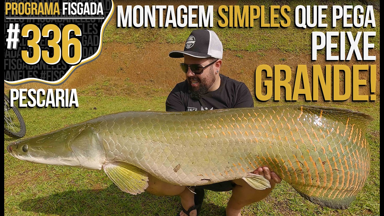 MONTAGEM SIMPLES QUE PEGA PEIXE GRANDE! (PESCARIA)