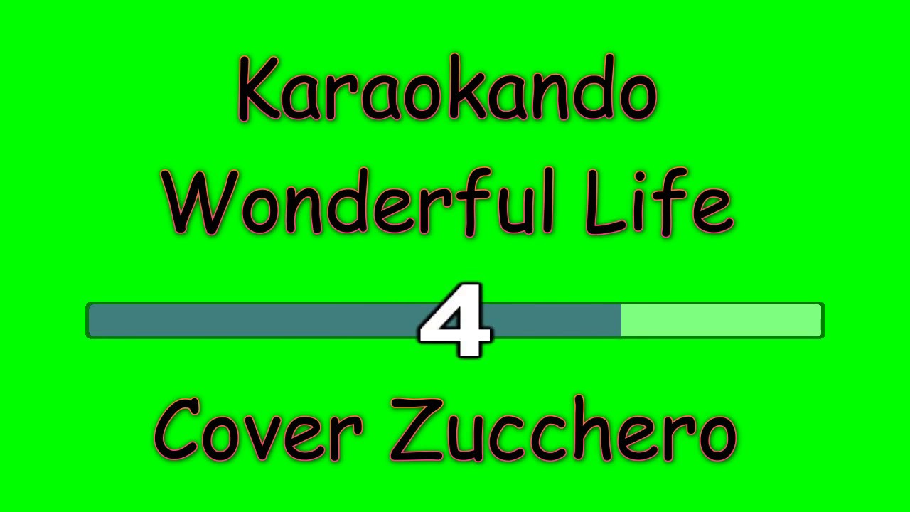 Karaoke Internazionale - Wonderful Life - Cover Zucchero Fornaciari - Black ( Lyrics )
