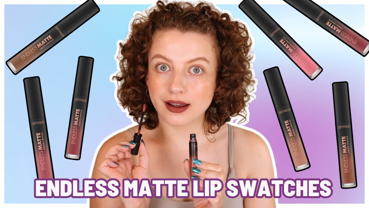 CATRICE ENDLESS MATTE LIQUID LIPSTICK LIP SWATCHES