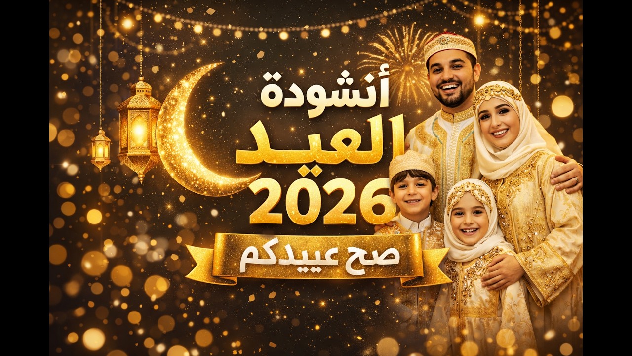 🎉 يا سلام على فرحة العيد! أنشودة العيد 2026 تملأ قلوبكم بالبهجة 🌙
