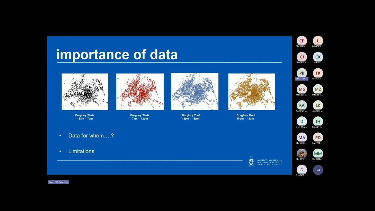 The use of spatial statistics to examine crime in South Africa
