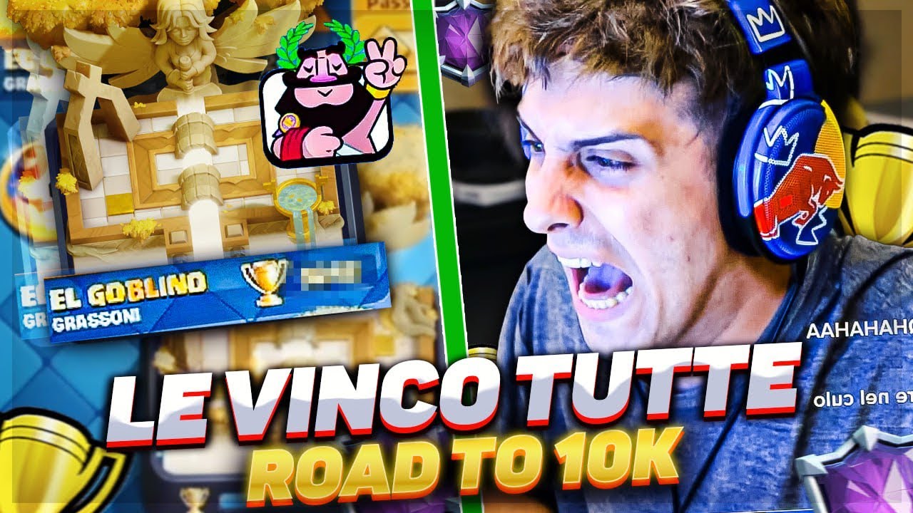 LA SCALATA per LE 10000 COPPE SU CLASH ROYALE !