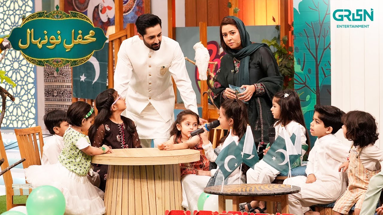 Mehfil e Naunehal | Kids Segment Day 22 | Danish Taimoor & Rabia Anum | Mehfil e Ramzan | Green TV