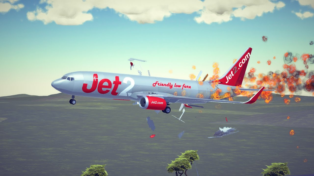 Worst Airplane Crashes Emergency | Besiege PT8