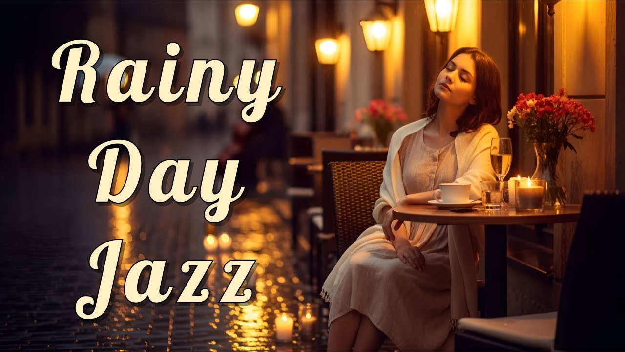 THE GRAY HOUR'S COMFORT | 3 Hours of Healing Jazz for Focus, Rain Sound, and Inner Peace