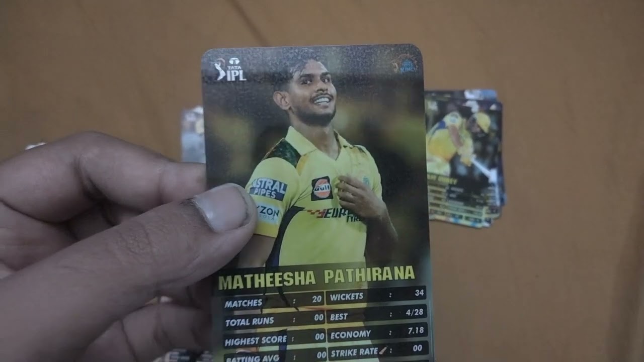 Unboxing - MCR CREATIONS Cricket Cards TATA IPL 2024 Version