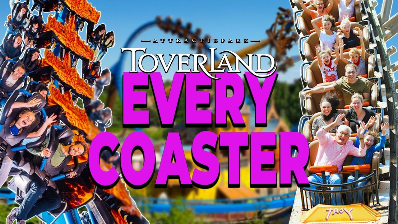 All Roller Coasters at Toverland RANKED! (With On-Ride Povs)