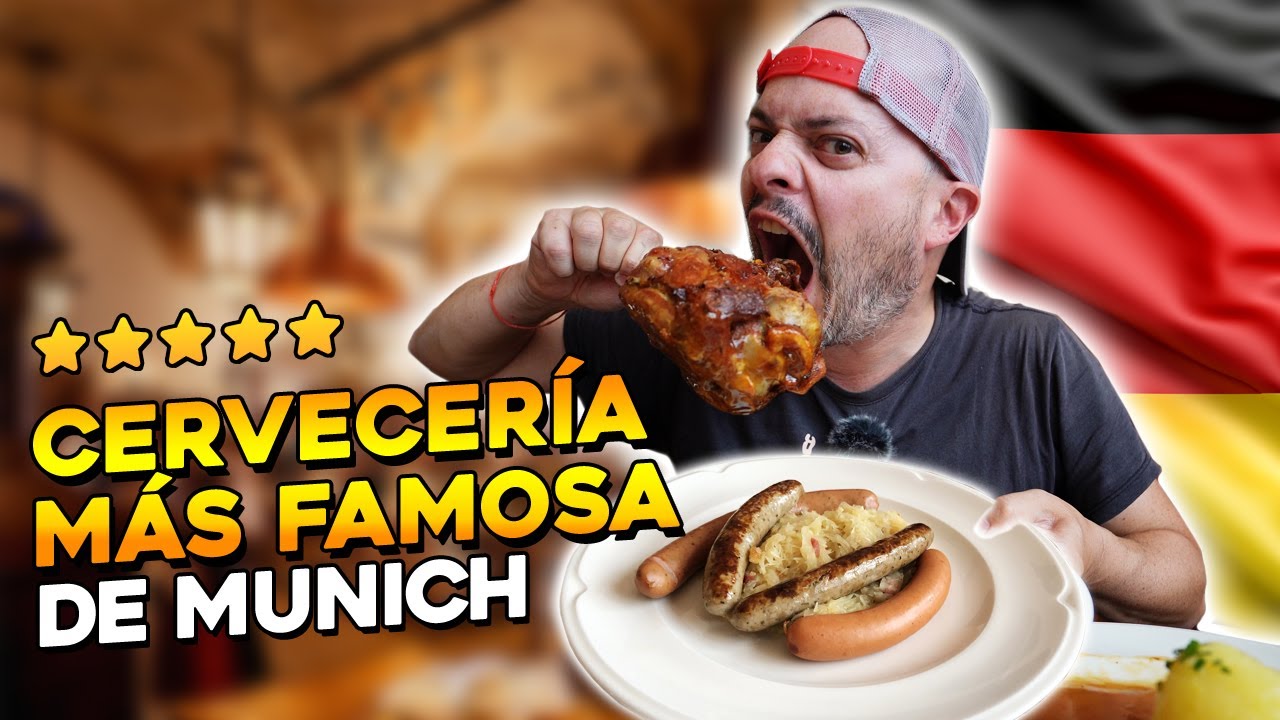 Comiendo en HOFBRAUHAUS la CERVECERÍA MÁS FAMOSA DE MUNICH  🍖 *comida bávara tradicional*